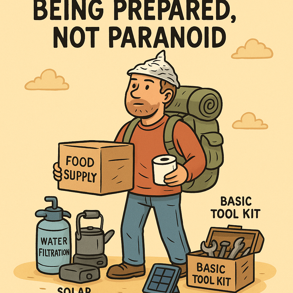 Gavin with a tinfoil hat.